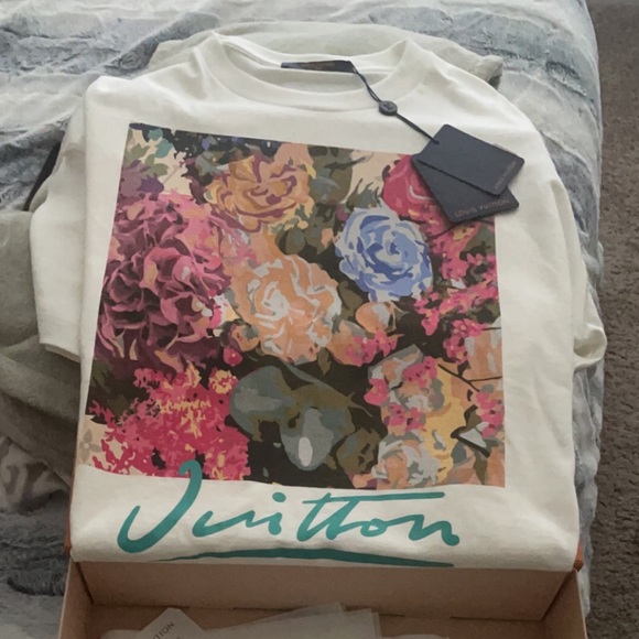 Louis Vuitton floral t-shirt
